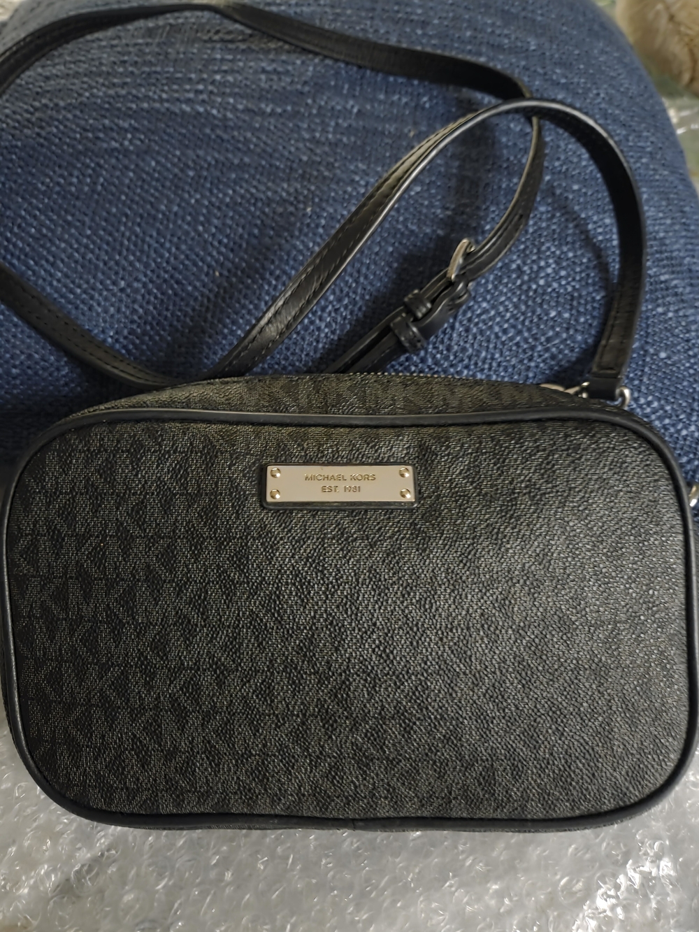Michael Kors Black Logo Crossbody Bag